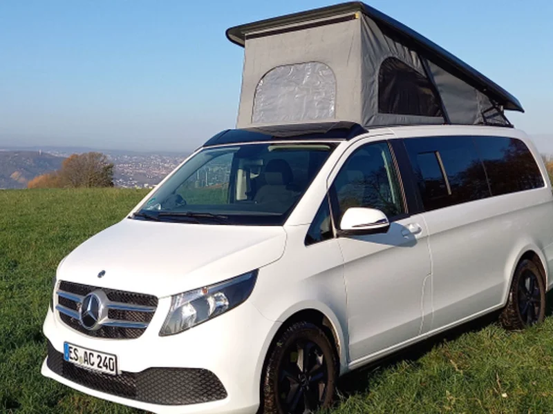 Camper mieten komplett ausgestattet mit Aufstelldach Küche Standheizung Stuttgart