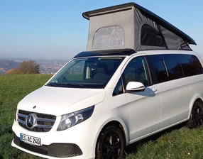 Mercedes Camper mit AHK + 4 Personen + Aufstelldach + Automatik